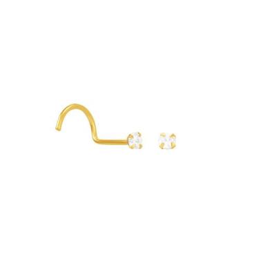 Imagem de Piercing de Nariz em Ouro 18K Ponto de Luz - AU5336 - BRUNA TESSARO JO