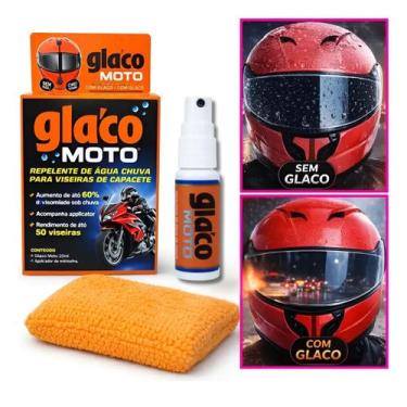 Imagem de Glaco Moto Soft99 20ml Viseira Farol Retrovisores acompanha Aplicador