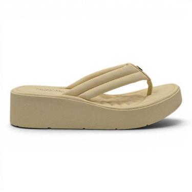 Imagem de Tamanco Modare Ultra Conforto Plataforma Dedo Massageador -, Creme, 38