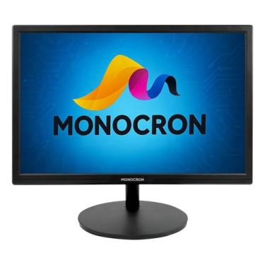 Imagem de Monitor 19 Polegadas Preto Led Mn19r1 Monocron 75hz Hdmi Vga