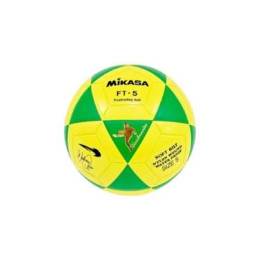 Imagem de Bola Mikasa Oficial Futevôlei Edição Anderson Águia FT-5, Amarelo
