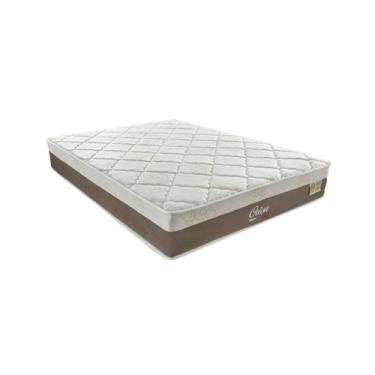 Imagem de Colchão Casal Orion Molas Ensacadas Linha 28x 188x 138cm Branco/Tabaco