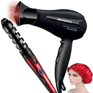 Imagem de Secador De Cabelo Mondial 2000w Ions Power Shine Profissional Salão Ar