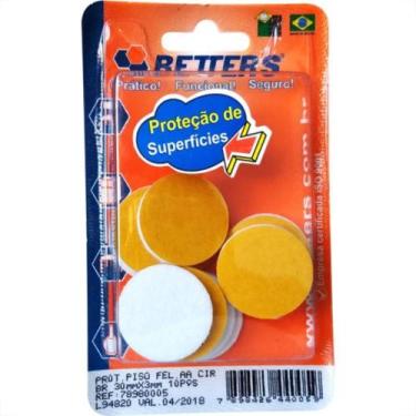 Imagem de Feltro Aa Better ''La'' Redondo 30X3 10Pecas Bribts000016 - BETTERS
