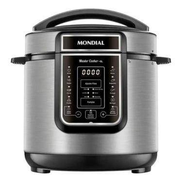 Imagem de Panela Elétrica Pressão Digital PE-60 6L Mondial 220V, 220V