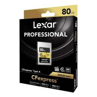 Imagem de Cartao de Memoria Lexar Professional Gold Series 80GB Type A - 8K