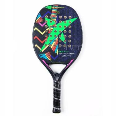 Imagem de Raquete De Beach Tennis Verde 22mm EVA Soft 42 Furos - Outros