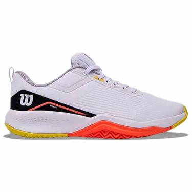Imagem de Tênis Wilson Smash All Court Unissex Branco Amarelo, Branco, 41