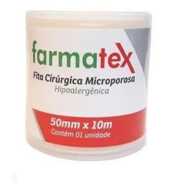 Imagem de Fita Micropore Branca 50Mm x 10M Farmatex Hipoalérgica