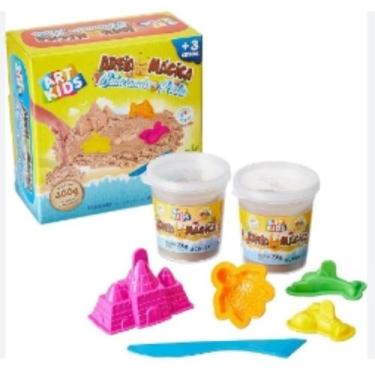 Imagem de Massa Areia Mágica Brincando na Praia 400g Acrilex