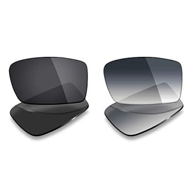 Imagem de 2 pares de lentes polarizadas de substituição da Mryok para óculos de sol Oakley Gascan – Opções