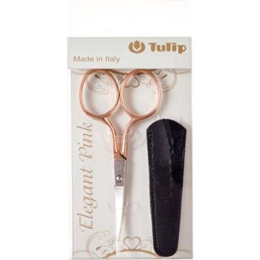 Imagem de Tulip Needle Company Tesoura de bordado tulipa curva TIC-001E com bainha