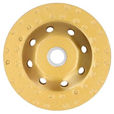 Imagem de Disco de corte de tigela de roda de moagem com duas fileiras para polimento dourado de 125 mm para pedra de granito, mármore, alvenaria, concreto