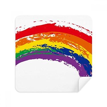 Imagem de LGBT Rainbow Gay Lesbian Transgênero Óculos Pano Limpador de Tela Tecido Camurça Pacote com 2