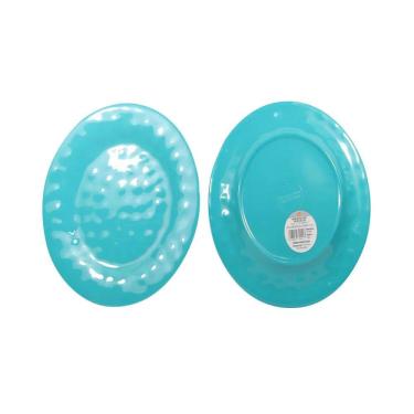 Imagem de Prato de Sobremesa Le Mandala de Melamina Azul 21,5cm