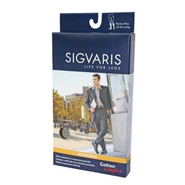 Imagem de Meia 3/4 Panturrilha 282 F Cotton Confort 2030 Mmhg Ponteira Fechada Sigvaris Normal 