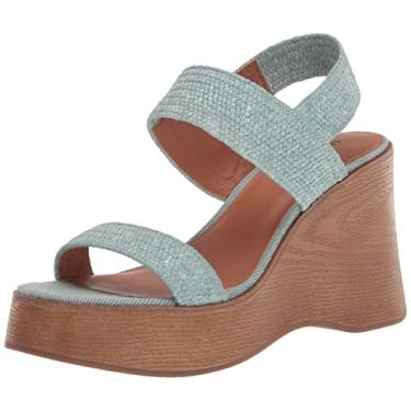 Imagem de Lucky Brand Sandália plataforma feminina Delukah, Ferro forjado, 38