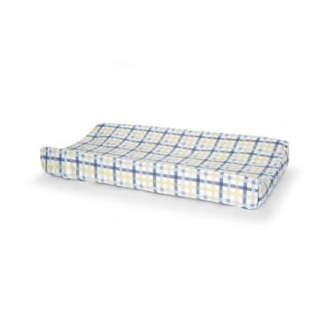 Imagem de Carters Changing Pad Cover - Blue Plaid