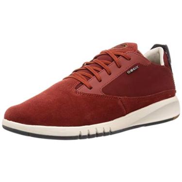 Imagem de Geox Men's Aerantis Red Sneaker, 12.5
