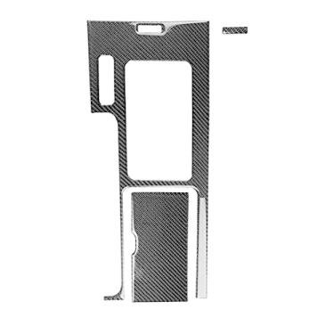 Imagem de FINMOKAL Cobertura Do Painel Da Caixa De Câmbio Interior De Fibra De Carbono Real Para Ford Mustang 2009-2013 Preto, Fibra De Carbono