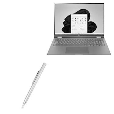 Imagem de Caneta Stylus BoxWave compatível com LG Gram 16 2 em 1 (16T90P) (Caneta Stylus da BoxWave) - Caneta capacitiva FineTouch FineTouch, caneta Stylus super precisa para LG Gram 16 2 em 1 (16T90P) - Prata metálica
