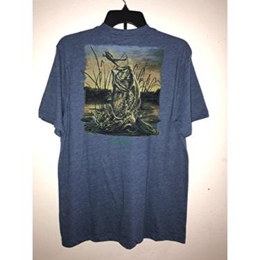 Imagem de HUK Camiseta triturada H1000102-405-M Huk KC Scott, azul royal, média
