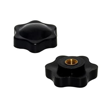 Imagem de Flyshop 10 peças de 3,17 cm de diâmetro 1/4" M6 parafuso fêmea tipo parafuso no botão de aperto