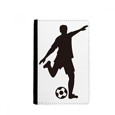 Imagem de Carteira com contorno de futebol futebol esportivo porta-passaporte Notecase Burse capa para cartão, Multicolor