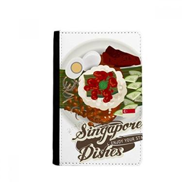 Imagem de Porta-passaporte tradicional Singapura Nasi Lemak Notecase Burse capa carteira porta-cartão, Multicolor
