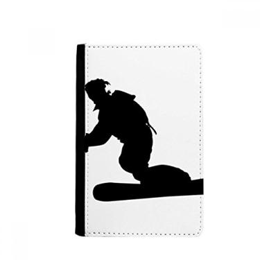 Imagem de Carteira de esqui esportiva jogador de esqui suporte de passaporte Notecase Burse capa para cartão, Multicolor