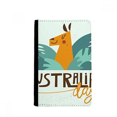 Imagem de Porta passaporte Austrália Ópera de Sydney e Girafa Notecase Burse capa carteira porta-cartão, Multicolor