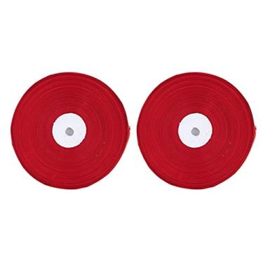 Imagem de Fita Vermelha Fina, 2 Cm de Largura Fita Vermelha Look Vermelho Brilhante Look para Decoração de Casamento para Recheio de Presente