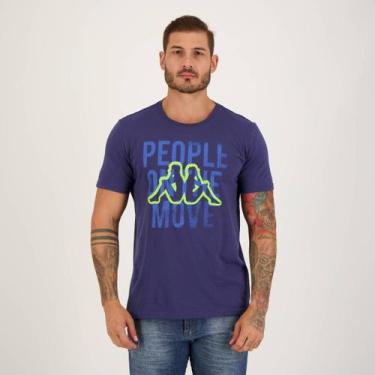 Imagem de Camiseta Kappa People On The Move Marinho
