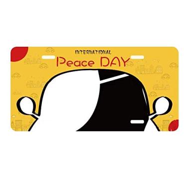 Imagem de DIYthinker Simple Graphics High Heels Black Outline Placa de carro Decoração Dia da Paz