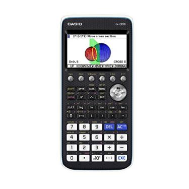 Imagem de CASIO Calculadora gráfica colorida PRIZM FX-CG50, preto e branco, 19 cm L x 26 cm C x 5 cm A