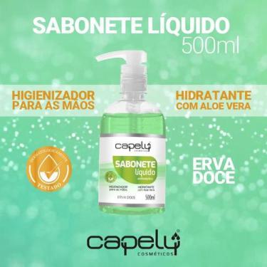 Imagem de Sabonete Liquido Antisseptico 500 Ml - Erva Doce - Capely Cosméticos