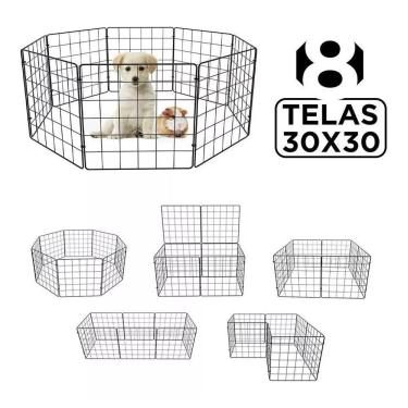 Imagem de Cercadinho Móvel Pet Pequeno Porte Para Cachorro, Gato