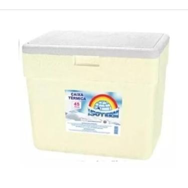 Imagem de Caixa Térmica Grande isopor 45 Litros Cerveja Refrigerante 41x36cm
