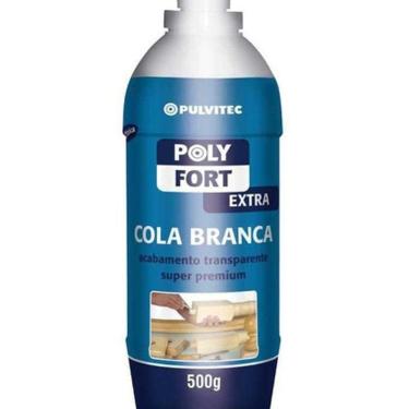 Imagem de Cola Polyfort 500Gr Branca Pulvitec