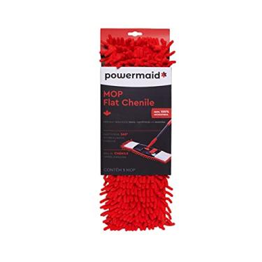 Imagem de Powermaid Refil 100% Microfibra Mop Rodo Mágico Flat Chenile -Vermelho