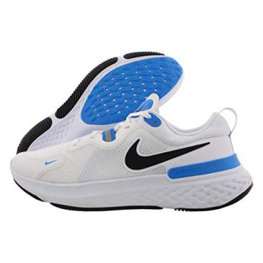Imagem de Tênis de corrida masculino Nike React Miler, White/Black/Blue, 13