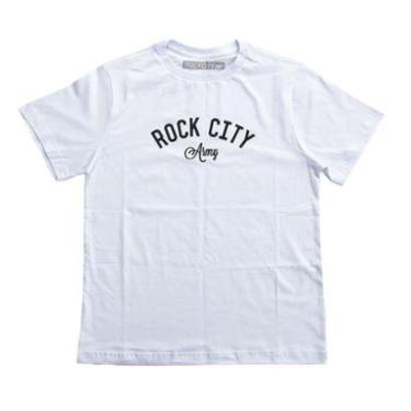 Imagem de Camiseta Rock City Army Infanto Juvenil Branco-Unissex