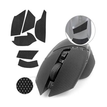 Imagem de TALONGAMES Fita antiderrapante para mouse compatível com Razer Basilisk V3 / Basilisk V3 Pro Mouse para jogos, absorção de suor de palma, fina de 0,5 mm, cortada para ajustar, fácil de aplicar, pele