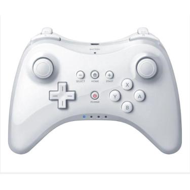 Imagem de Controle Sem Fio Compatível com Nintendo Wii U Pro Wireless U Branco