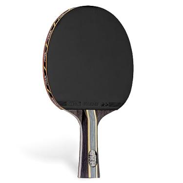 Imagem de STIGA Raquete de ping pong Titan Performance – lâmina ultraleve de 5 camadas – esponja premium de 2 mm – Alça rodada para aderência premium – Raquete de tênis de mesa de desempenho para jogos avançados