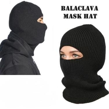 Imagem de Touca Ninja Balaclava Gorro de Motoqueiro Com 1 Furo - Macvendas 