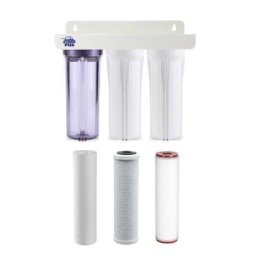 Imagem de Filtro Purificador 3 Estágios Microbiologico Retém Bactérias - BR Fish