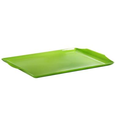 Imagem de Bandeja Square Retangular 35x50 Verde Em Polipropileno Linha Tropical Vem