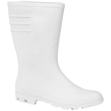 Imagem de Bota PVC Vonder Branca com Forro 40