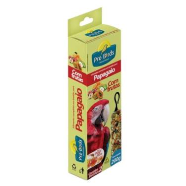 Imagem de Ração Probirds Papagaio Bastão Com Frutas 200gr - prefere